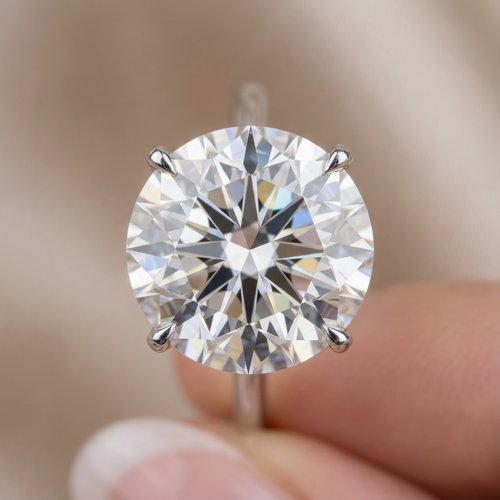 Round Cut Engagement Ring