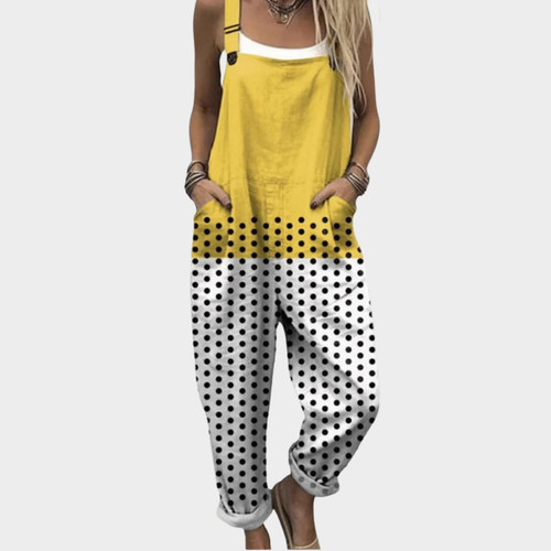 Maddie - Comfortable Printed Overalls