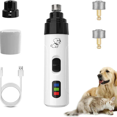 Pawhush starter kit nail grinder with protective cap, cable and replacement drums