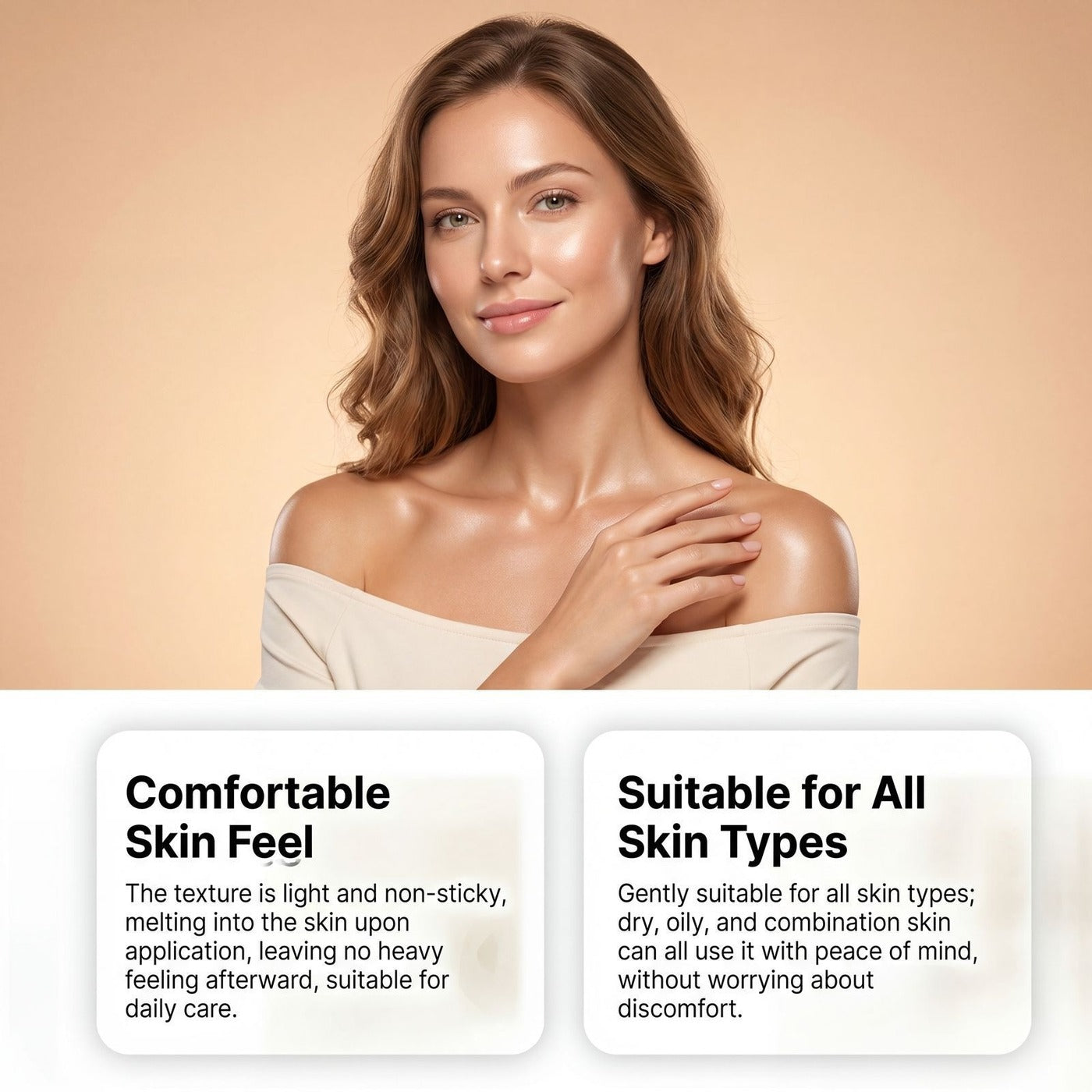 Liora body oil skin feel detail