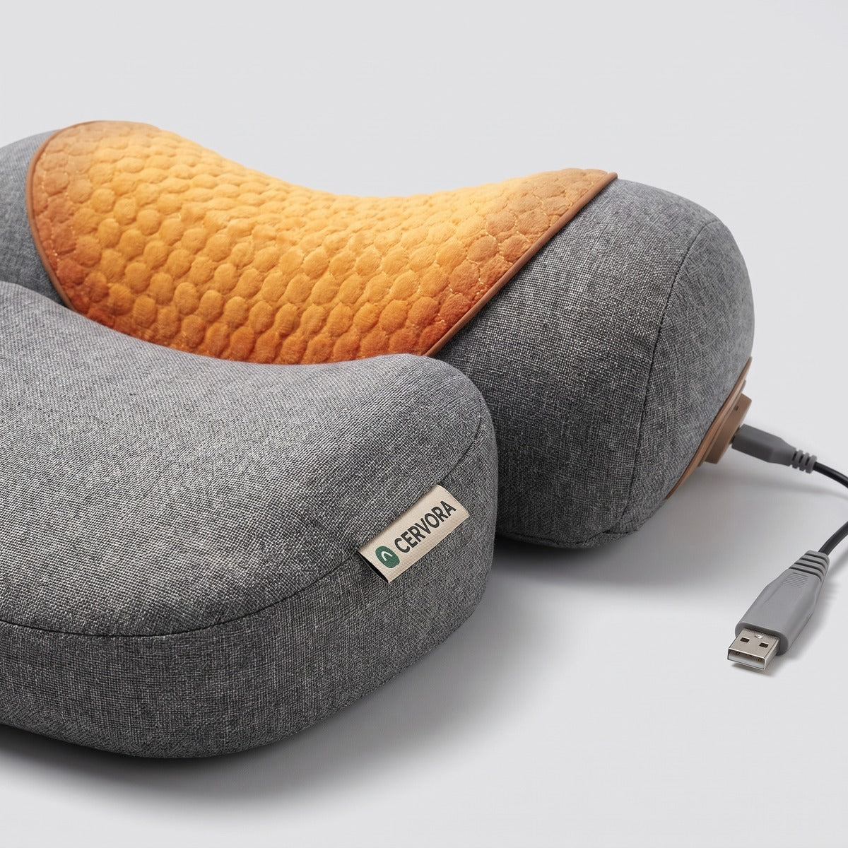 Cervora heated neck pillow on a clean surface