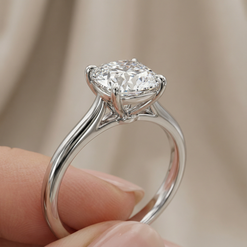 Cushion Cut Engagement Ring