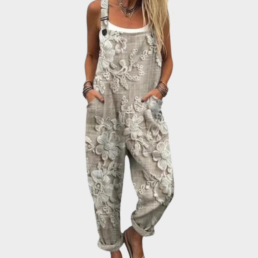 Elizabeth - Comfortable Printed Overalls