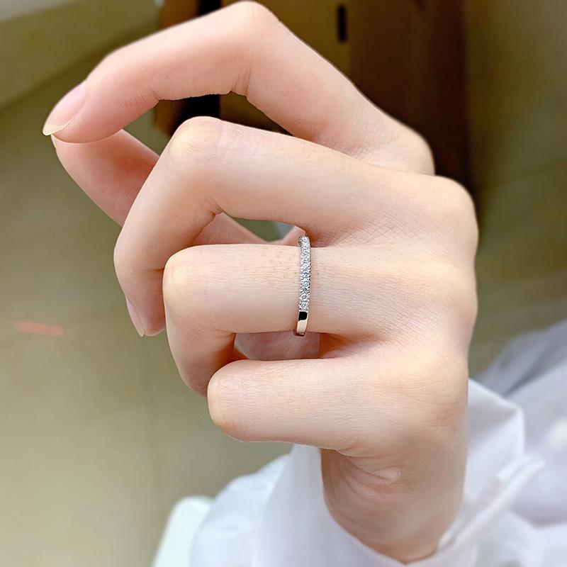 Special Price Simple 925 Sterling Silver Stackable Wedding Band Shineofidamond