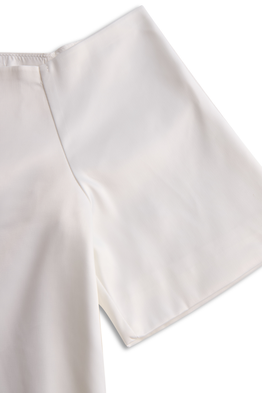 Sophisticated One-Shoulder Satin Blouse ZJ
