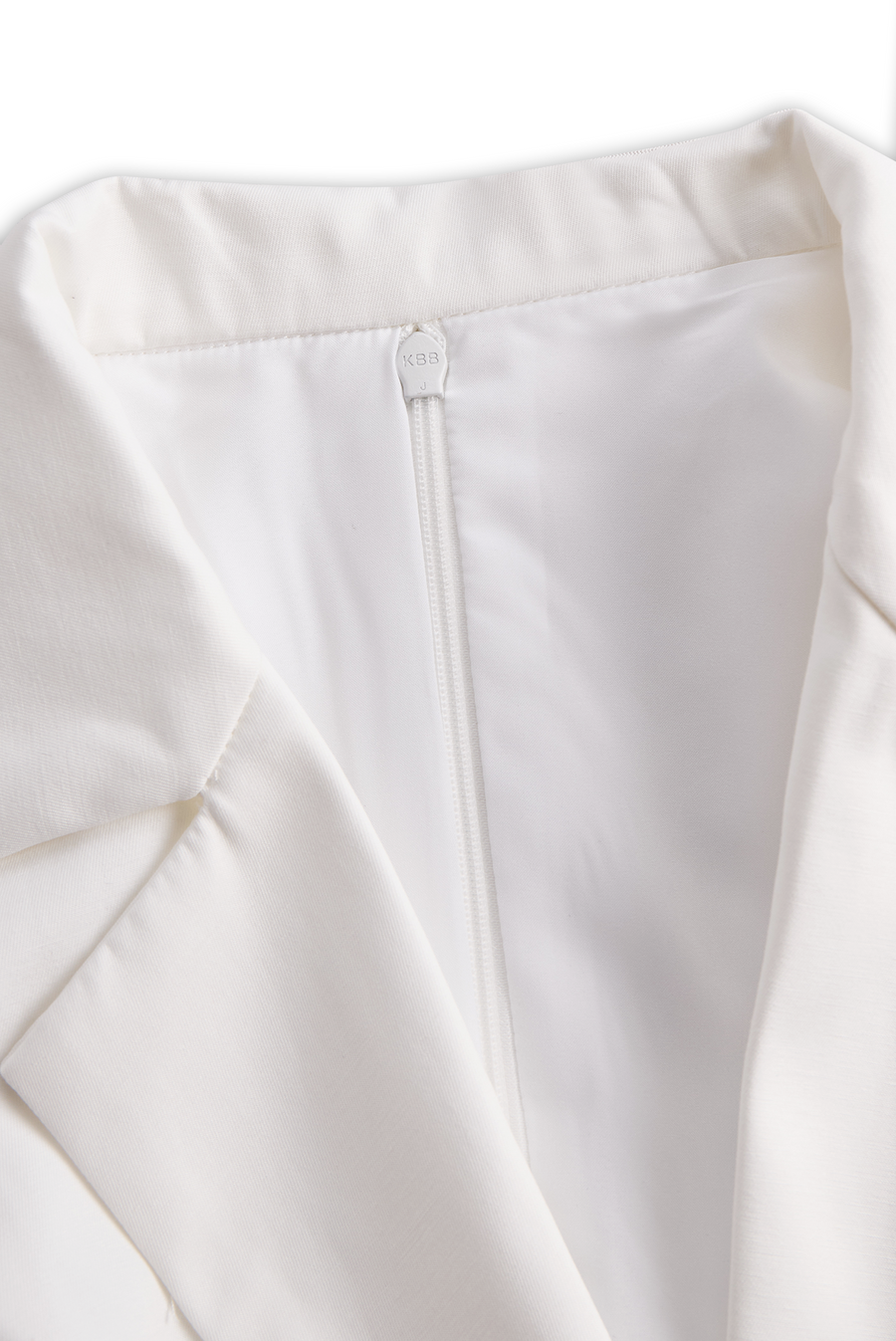 White Pleated Mini Shirt Dress ZJ