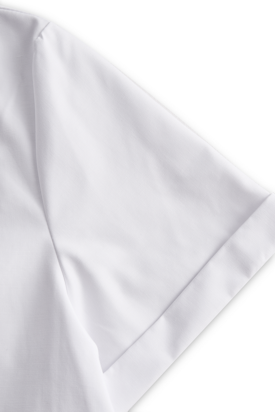 Chic White Button-Up Blouse And Black Pencil Skirt Set ZJ