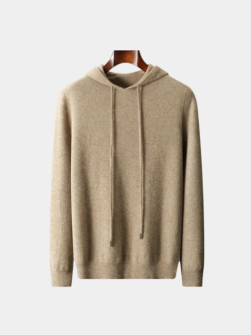 100% Cashmere Hooded Sweater - CAAYWORLD CAAYWORLD