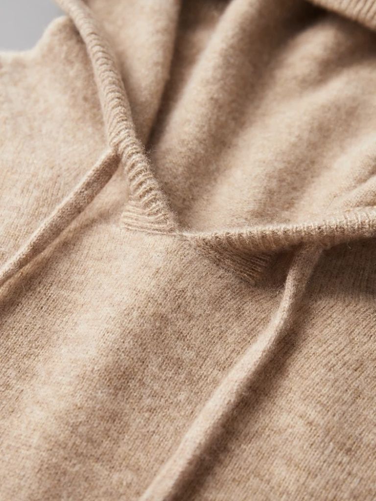 100% Cashmere Hooded Sweater - CAAYWORLD CAAYWORLD