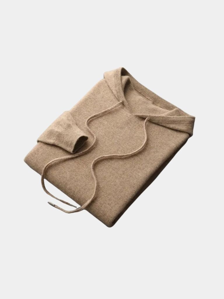 100% Cashmere Hooded Sweater - CAAYWORLD CAAYWORLD