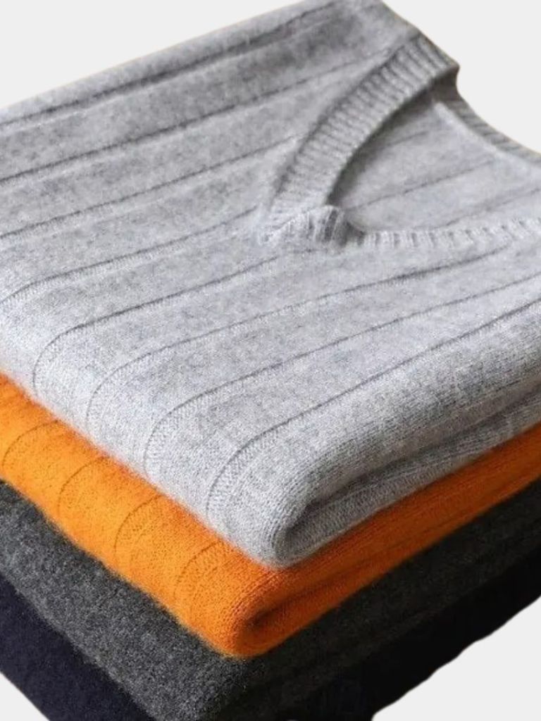 100% Merino Wool Pullover Sweater Vest - CAAYWORLD CAAYWORLD