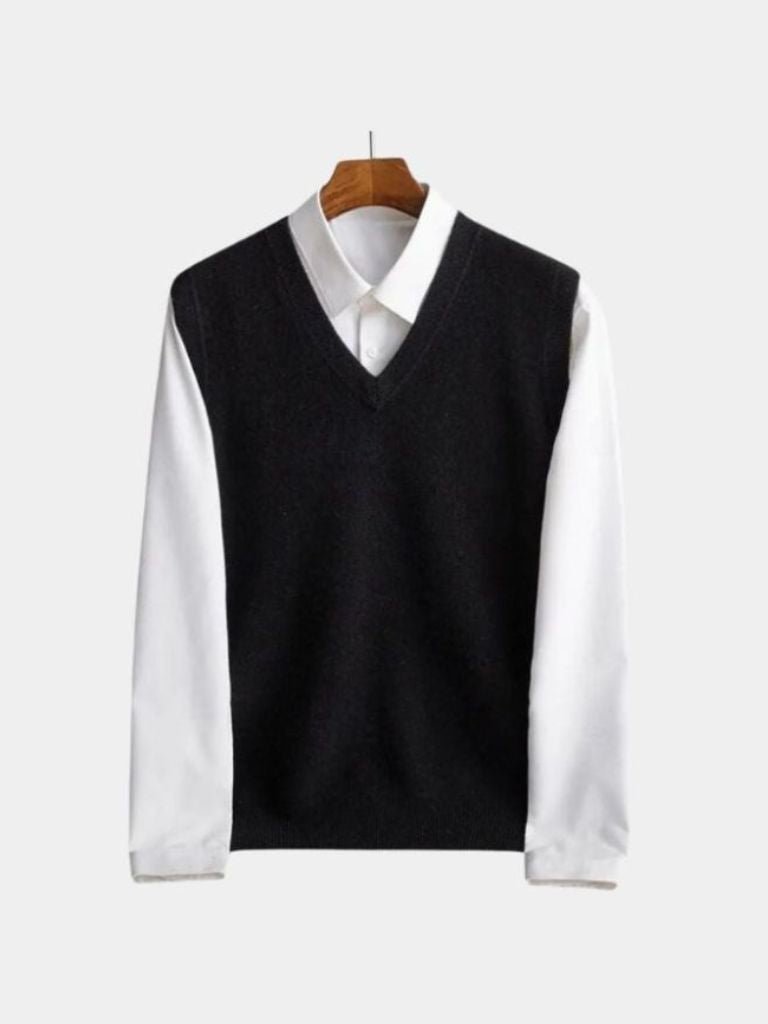 100% Merino Wool Sweater Vest - CAAYWORLD CAAYWORLD