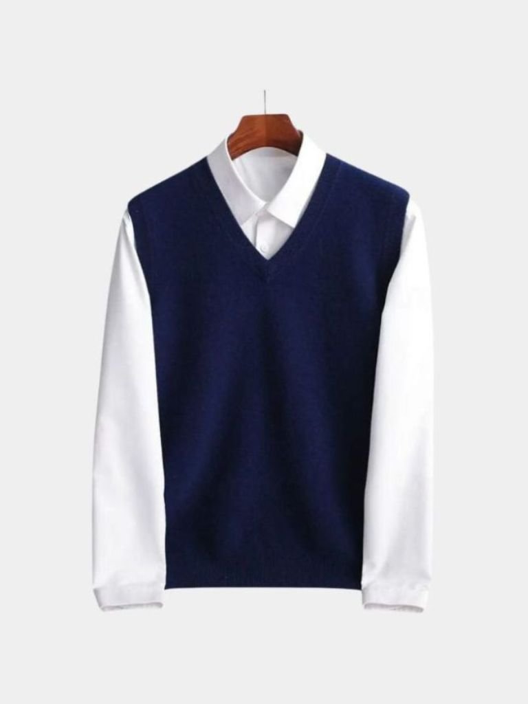 100% Merino Wool Sweater Vest - CAAYWORLD CAAYWORLD