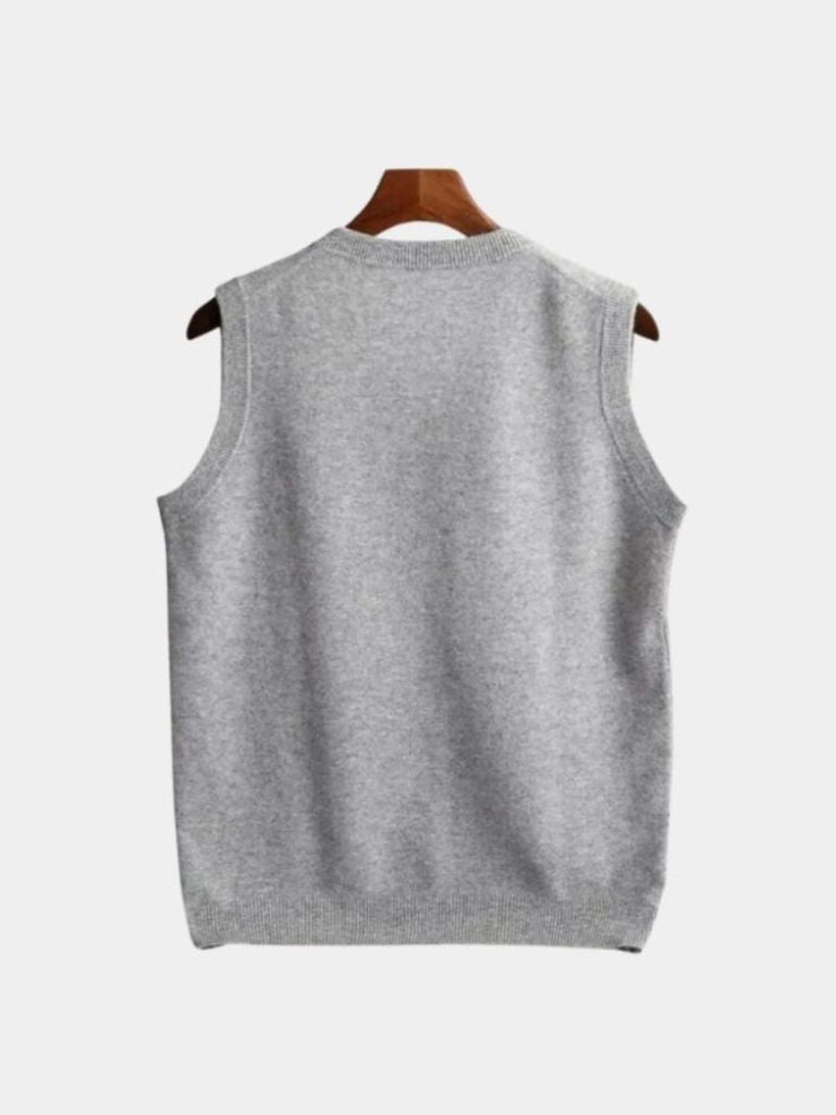 100% Merino Wool Sweater Vest - CAAYWORLD CAAYWORLD