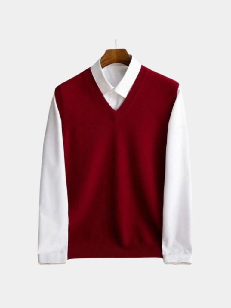 100% Merino Wool Sweater Vest - CAAYWORLD CAAYWORLD