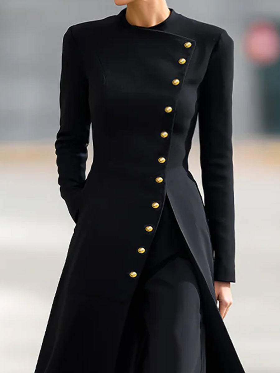 Elegant Long Blazer And Trousers Set HWT