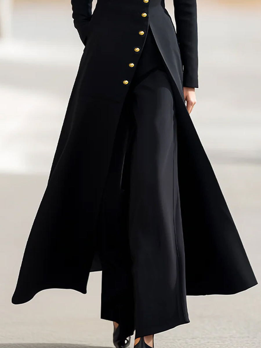 Elegant Long Blazer And Trousers Set HWT
