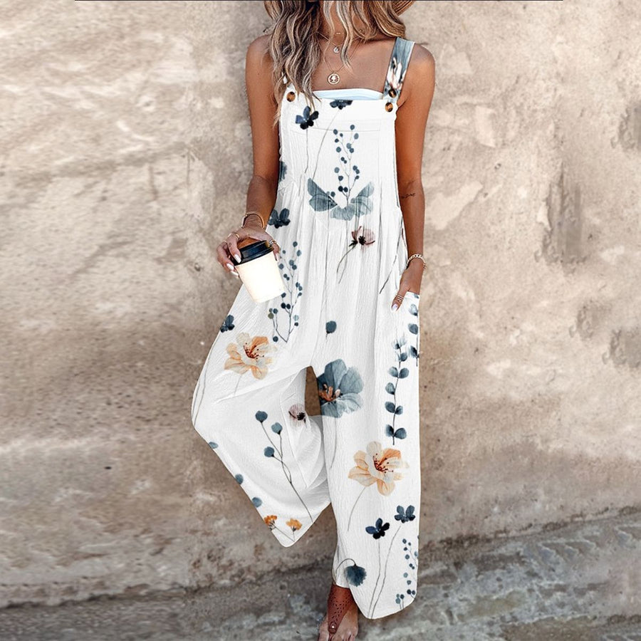 Audrey - Comfortable Printed Overalls
