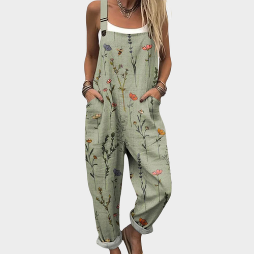 Lucy - Comfortable Printed Overalls