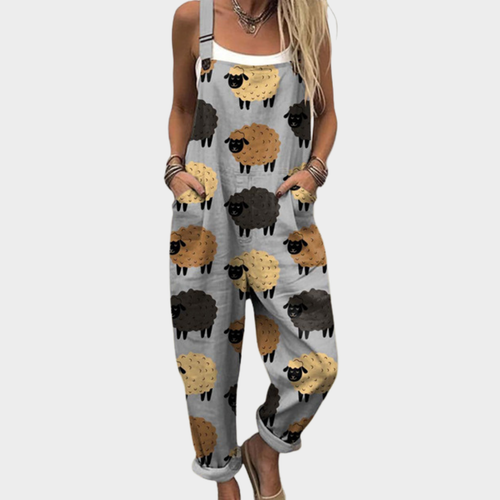 Florence - Comfortable Printed Overalls