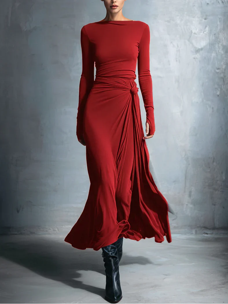 Naiara™ | Maxi Dress with Side Knot