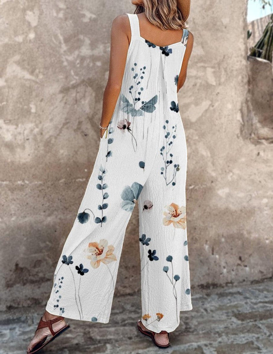 Audrey - Comfortable Printed Overalls