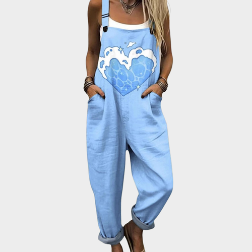 Clara - Comfortable Printed Overalls