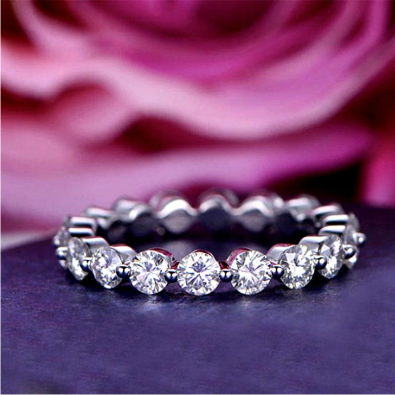 3PCS Oval Cut Sterling Silver Wedding Bridal Set in Sterling Silver Shineofdiamond