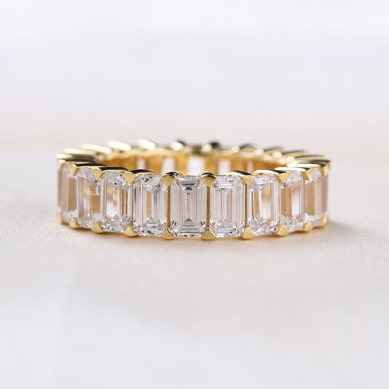 Luxury 4pcs Stackable Wedding Band Set In Sterling Silver Shineofdiamond
