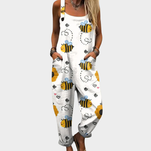 Beatrix - Comfortable Printed Overalls