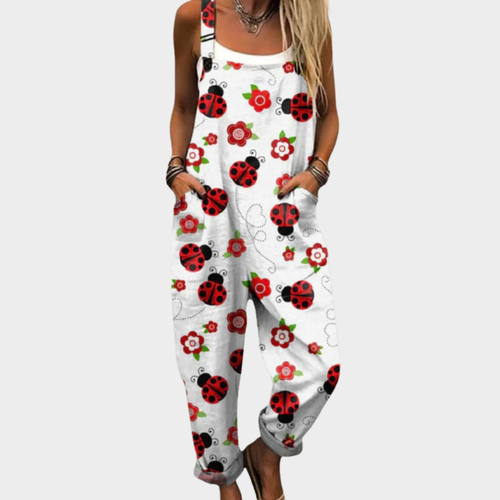 Hazel - Comfortable Printed Overalls