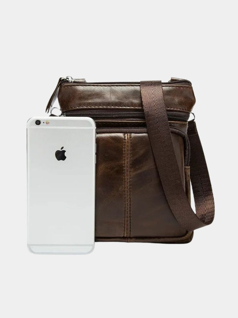 Crossbody Leather Shoulder Bag - CAAYWORLD CAAYWORLD