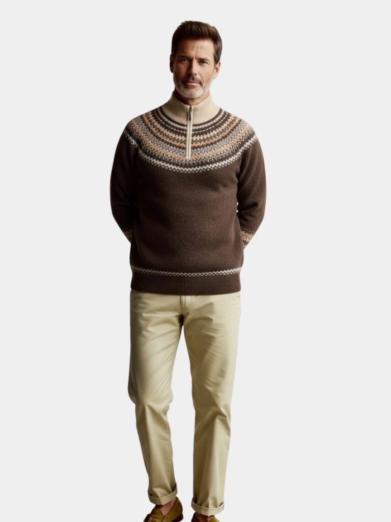 Valenbourg Nordic Knit Sweater - CAAYWORLD CAAYWORLD