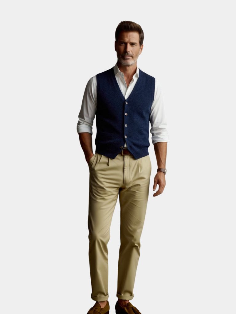 Cashmere Cardigan Vest  - CAAYWORLD CAAYWORLD