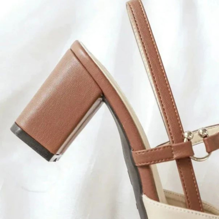 Amira Leather Pointed Toe - Heels