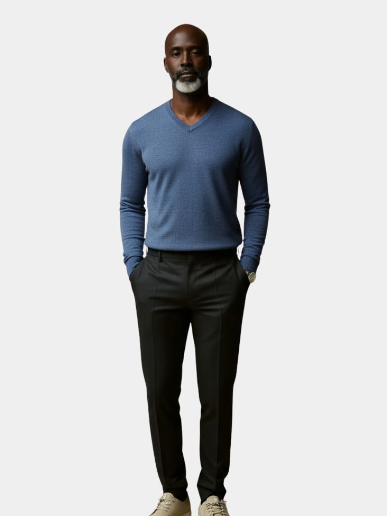 Cashmere V Neck Knitwear Sweater - CAAYWORLD CAAYWORLD