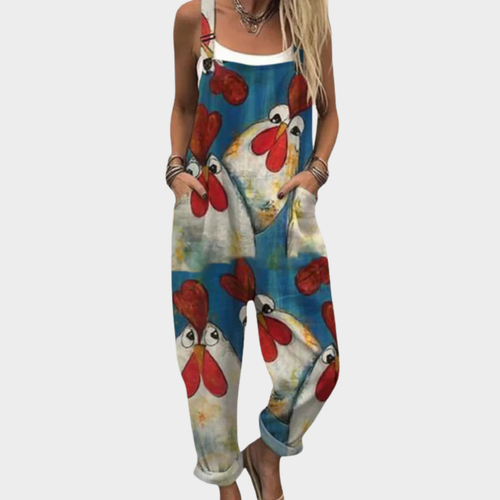 Harper - Comfortable Printed Overalls