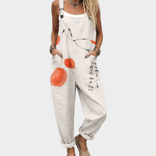 Luna - Comfortable Printed Overalls
