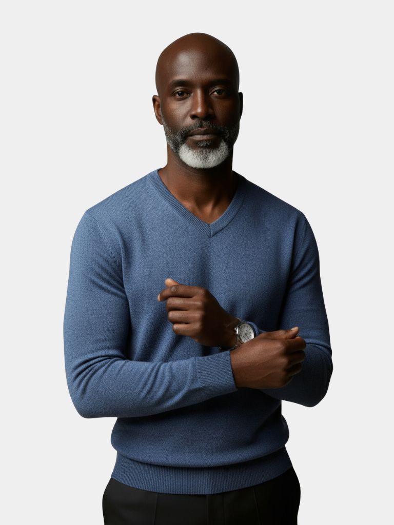 Cashmere V Neck Knitwear Sweater - CAAYWORLD CAAYWORLD