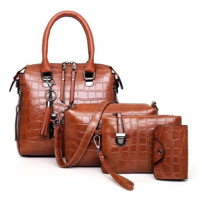 Aveline™ | 4-Piece Leather Bag Set