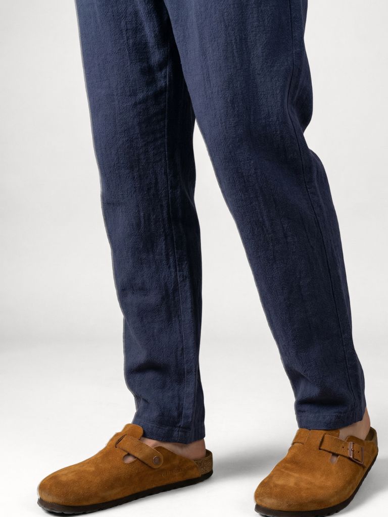 Azure Coast Linen Trousers - CAAYWORLD CAAYWORLD