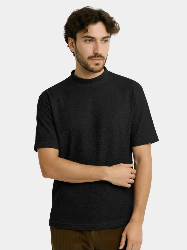 Casual Knit T-Shirt - CAAYWORLD CAAYWORLD