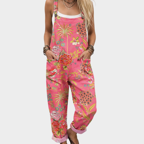 Josephine - Comfortable Printed Overalls