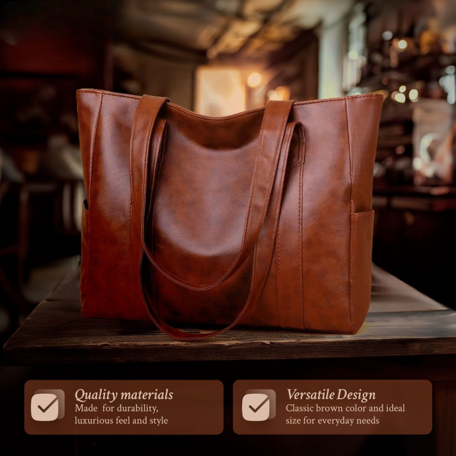 Susan™ | Luxury Minimalist Leather Shoulder Bag
