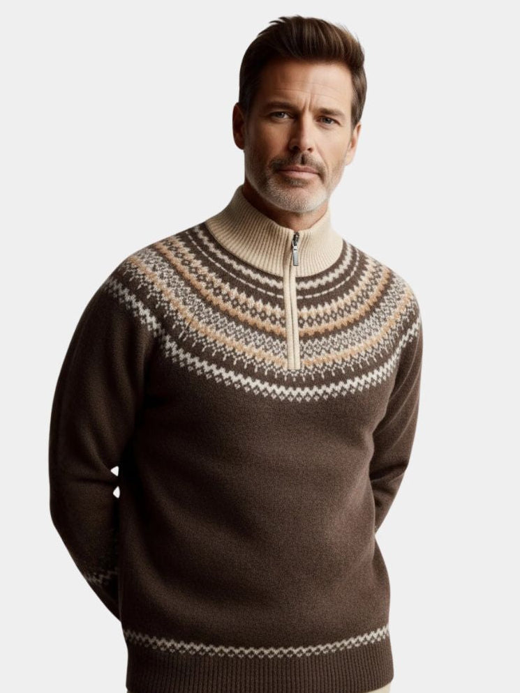 Valenbourg Nordic Knit Sweater - CAAYWORLD CAAYWORLD