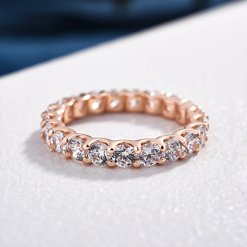 Stunning 3PCS Two Tone Cushion Cut Sterling Silver Wedding Band Set Shineofdiamond