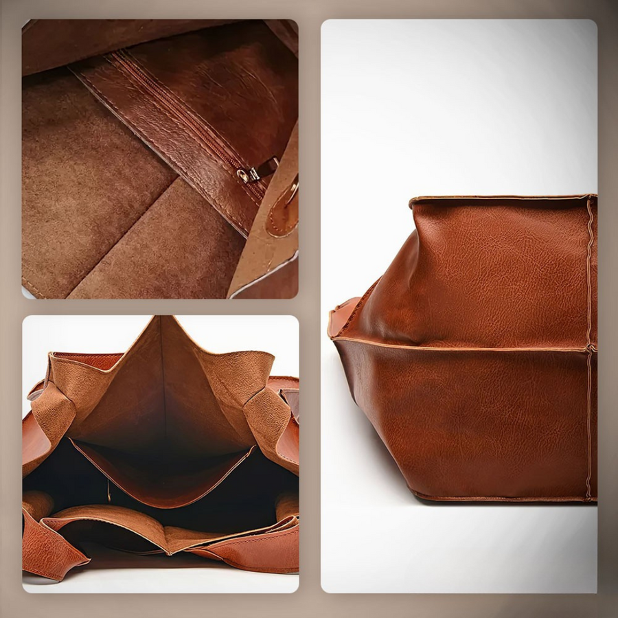 Ruth™ | Leather Bag with Timeless Charm
