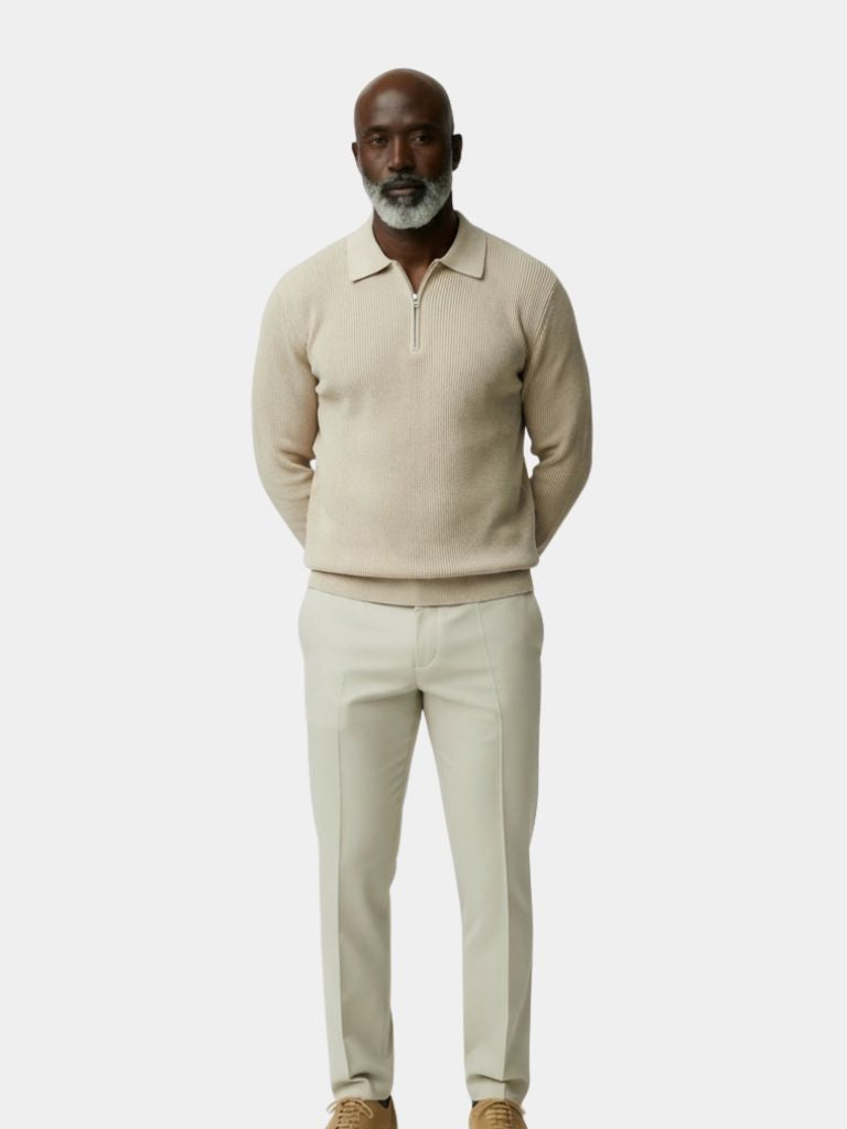 Essential Half Zip Sweater - CAAYWORLD CAAYWORLD
