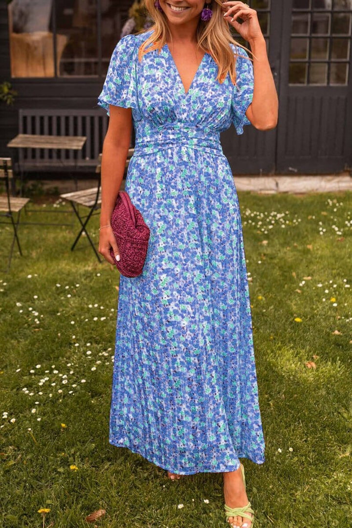 Harper™ | Elegant V-Neck Dress