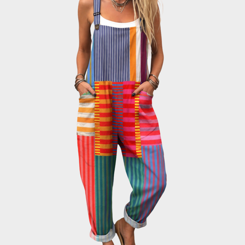 Victoria - Comfortable Printed Overalls